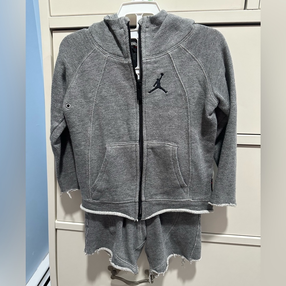 Jordan Sweat Shorts and Jacket set